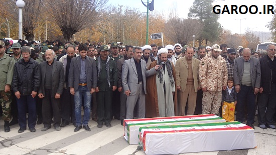 تشييع پيکر جانباز پاسدار در نهاوند  تشييع پيکر جانباز پاسدار در نهاوند