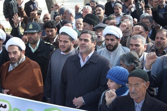 راهپیمایی مردم نهاوند در محکومیت هتاکی نشریه فرانسوی به ساحت مقدس پیامبر اسلام + تصاویر
