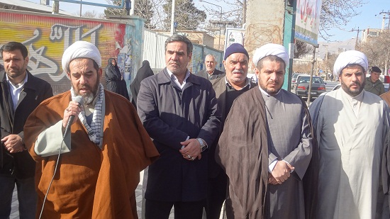 راهپیمایی مردم نهاوند در محکومیت هتاکی نشریه فرانسوی به ساحت مقدس پیامبر اسلام + تصاویر